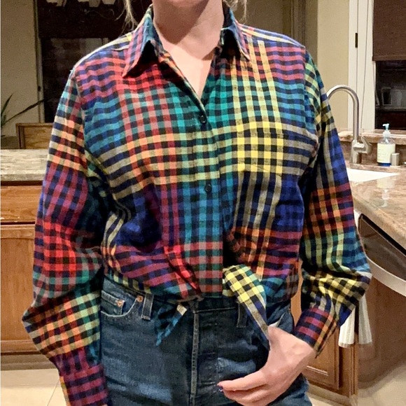 Vintage Mondi Checkered Shirt - Picture 5 of 10